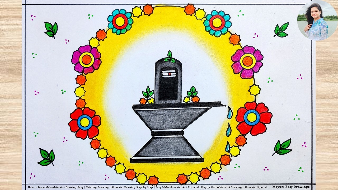 Mahashivratri Drawing Easy | Happy Shivratri Drawing | How to Draw Shivling Drawing | Mahashivratri
