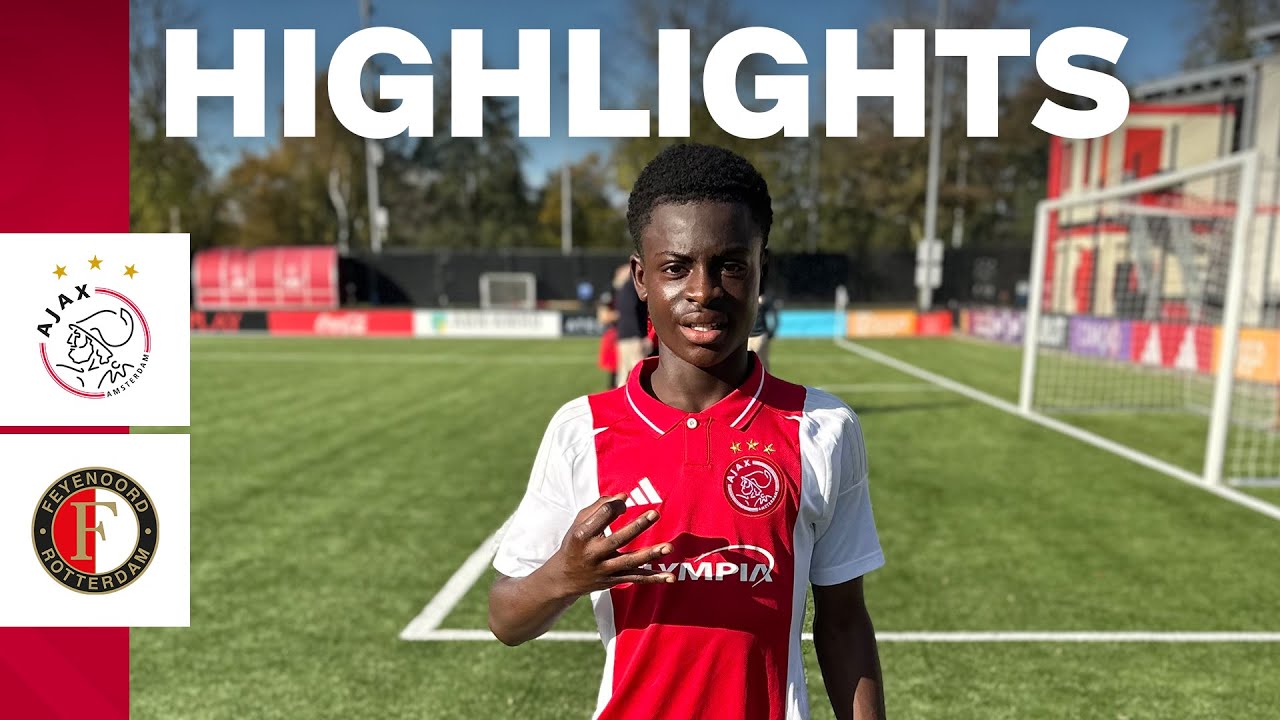 Denzel Darko at it AGAIN! 🙃 | Highlights & reactions Ajax O15 - Feyenoord O15