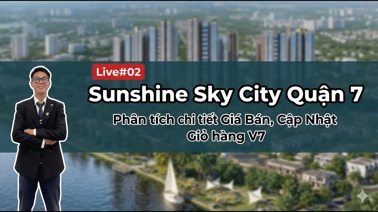 [LIVE#02] - Phân tích chi tiết Giá Bán, Cập Nhật Giỏ hàng V7 Sunshine Sky City Quận 7 Phú Mỹ Hưng