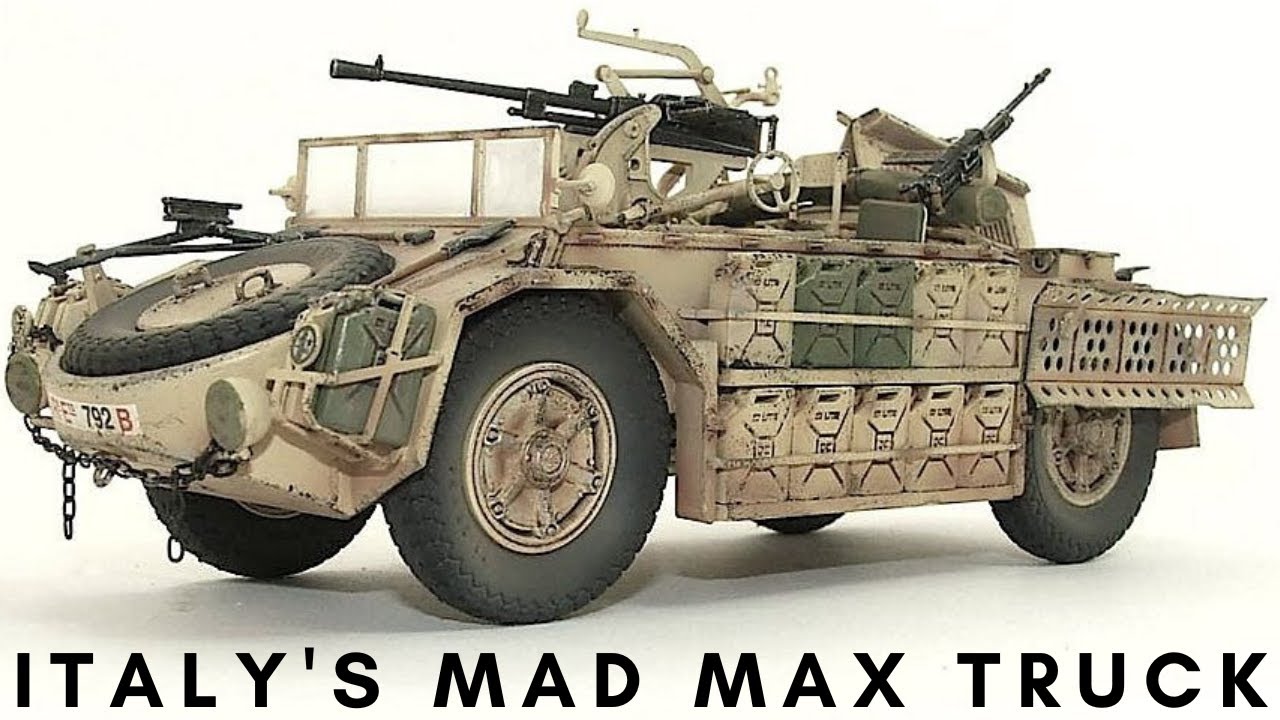 Italy's WW2 Mad Max Recon Truck: Fiat-SPA AS.42 
