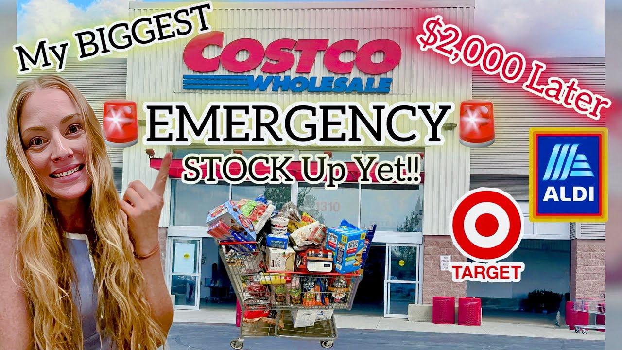 My BIGGEST 🚨EMERGENCY🚨 Stock Up YET!! |  Shop & Cook With Me!