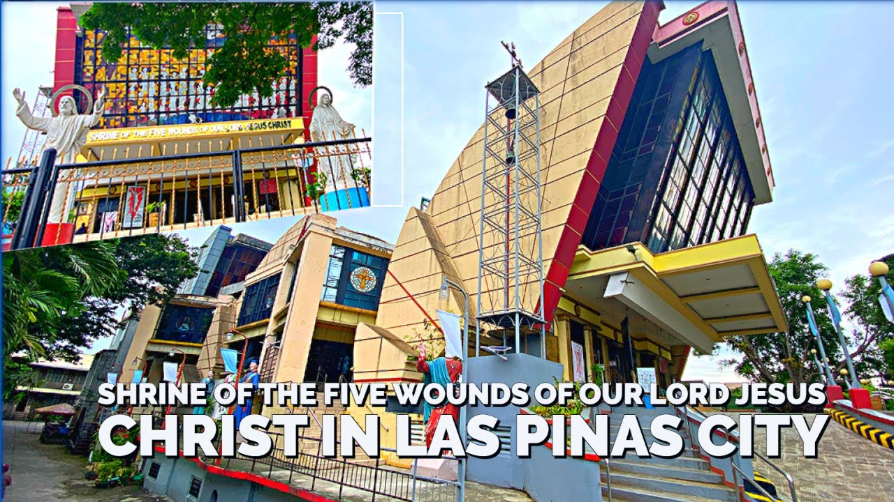 Unique looking church Shrine of the Five Wounds of our Lord Jesus Christ in Las Pinas City