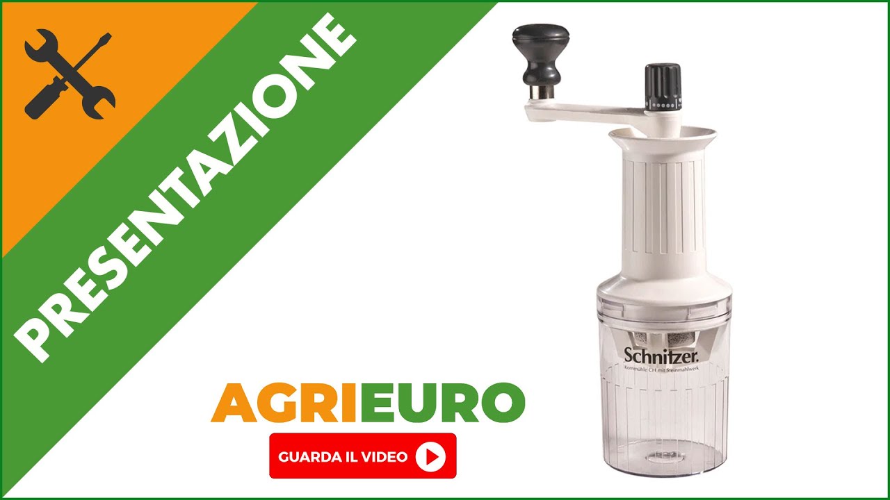 Mulino Manuale per farina Schnitzer CH: presentazione
