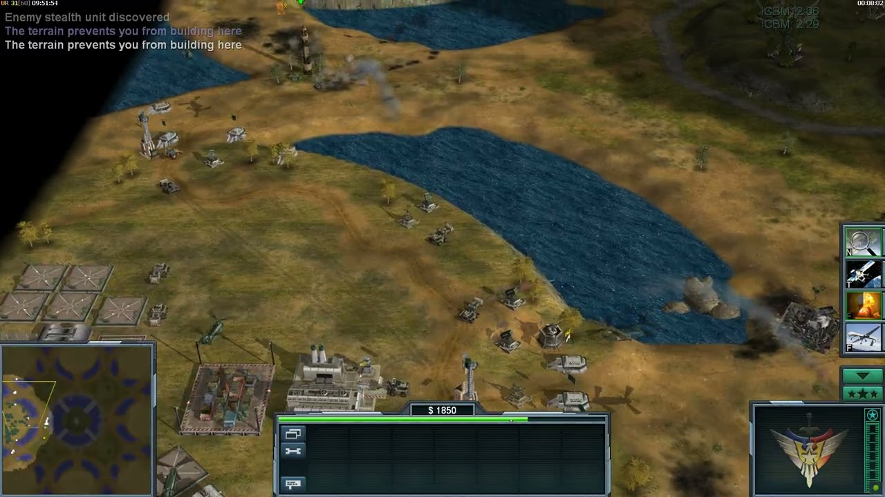 Command & Conquer   Generals air force VS gla stealth