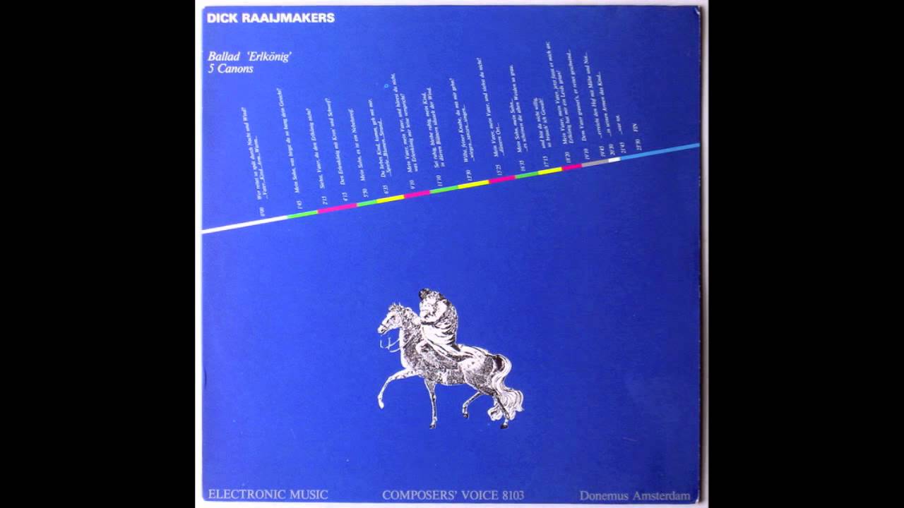 Dick Raaijmakers - Ballad 'Erlkönig' (1966)