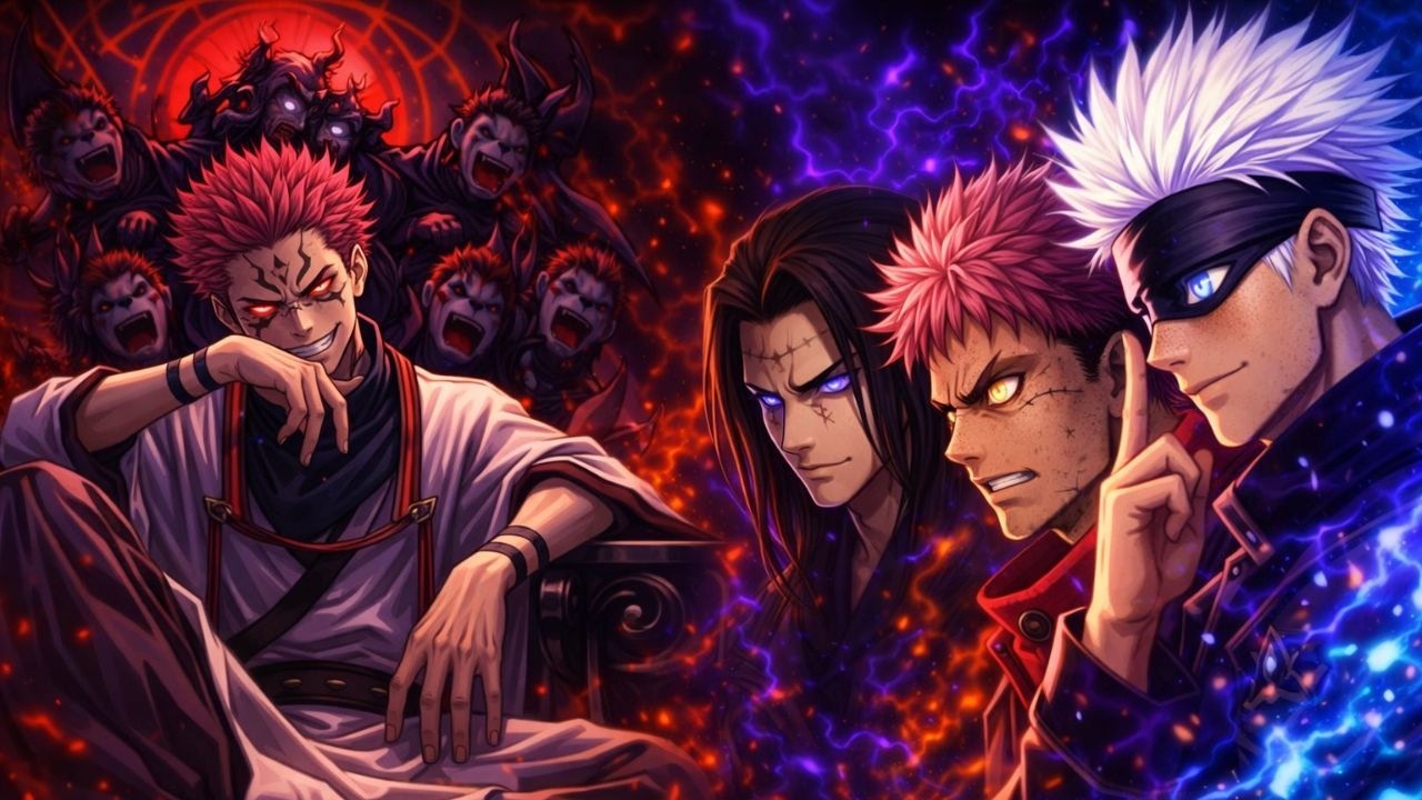 SUKUNA Vs GOJO, YUJI & GETO (Unexpected) 😯