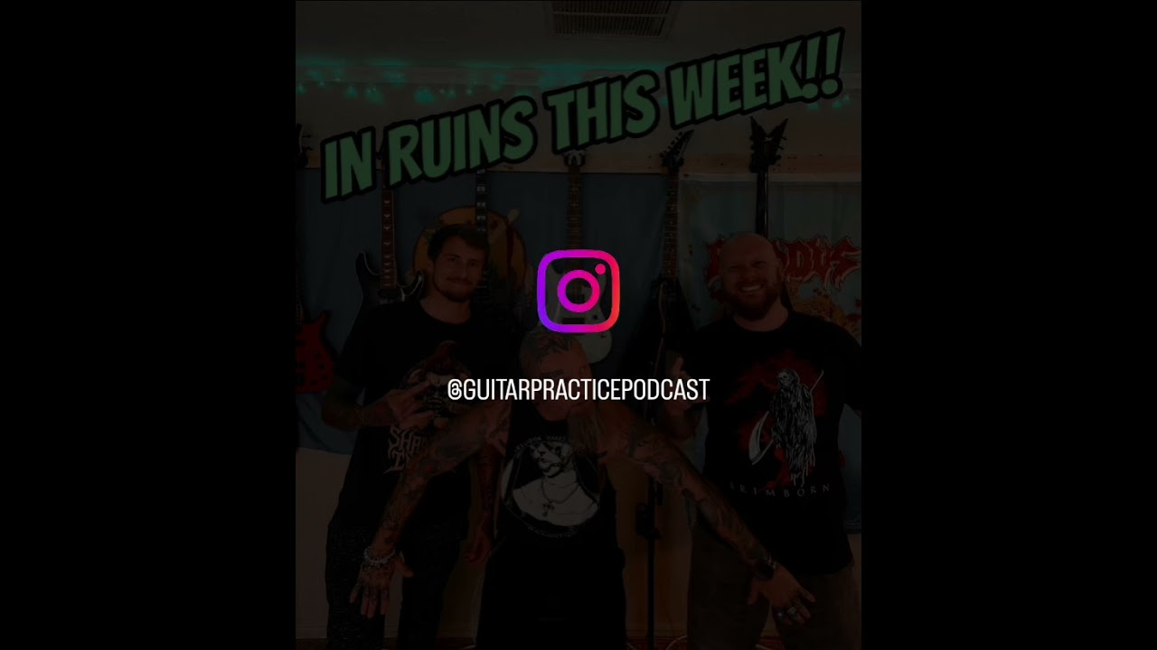 Thanks to In Ruins OKC for being on thee ole Guitar Practice show this week! Show drops Wed! #metal