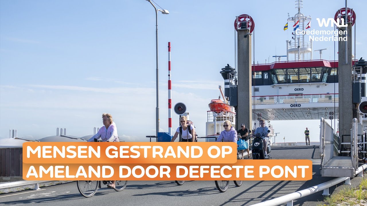 Gestrande passagiers Ameland vandaag weer naar het vasteland