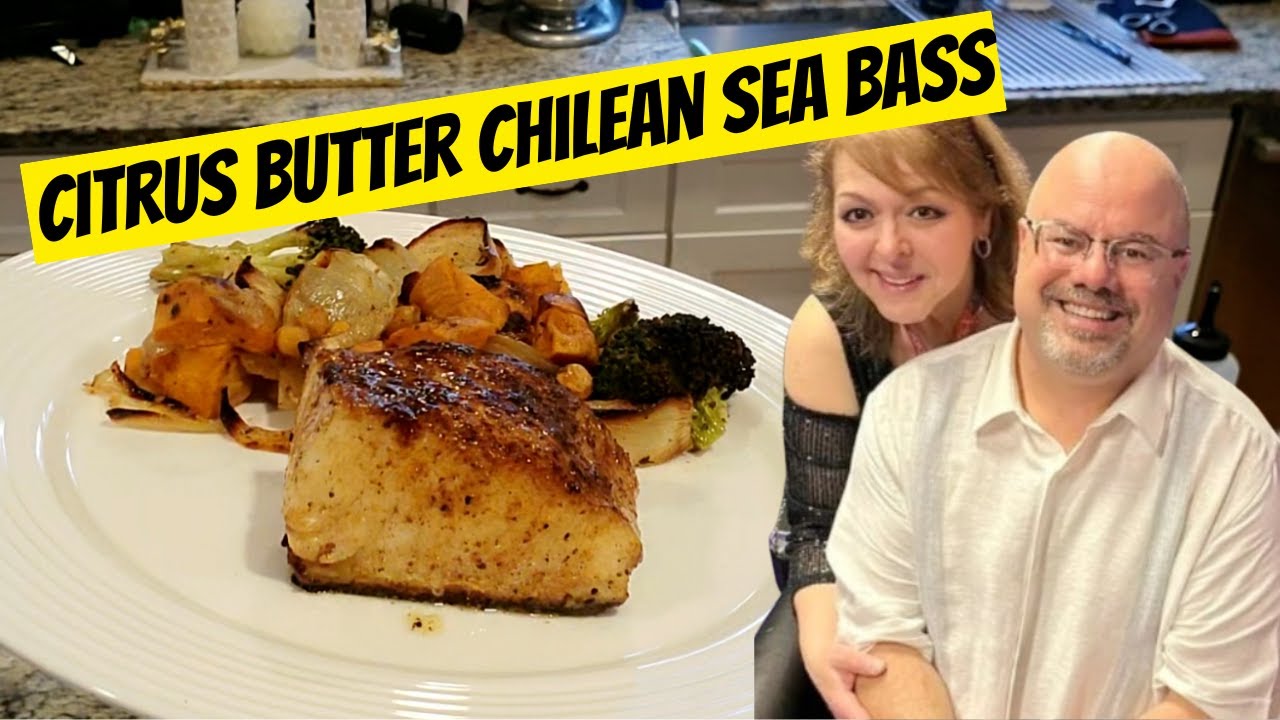 Seared Butter Citrus Chilean Seabass!  Quick, Delicious Amazing Meal!