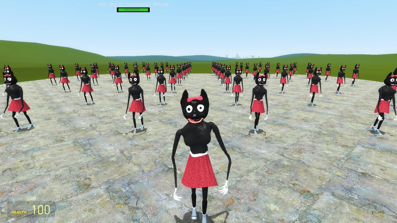 I BECAME NEW FEMALE CARTOON CAT!! Garry's Mod Sandbox