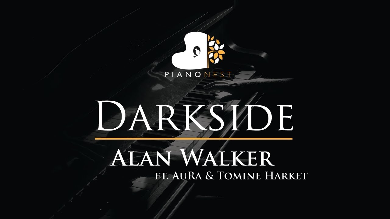 Alan Walker - Darkside (feat. AuRa and Tomine Harket) - Piano Karaoke / Sing Along Cover with Lyrics