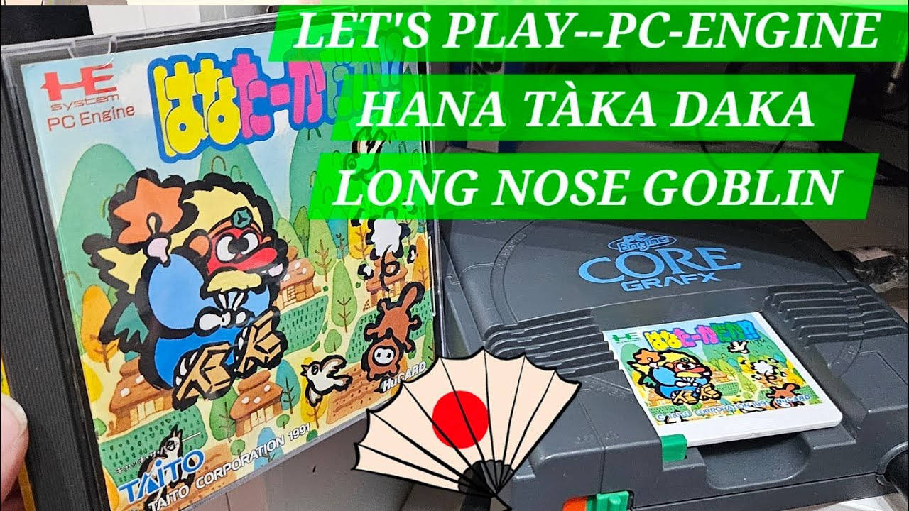 🎮LET'S PLAY : HANA TÀKA DAKA !? Long Nose Goblin PC ENGINE🎮 #pcengine #retrogaming #collection