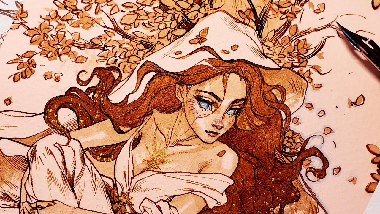 ✷ Pen and Ink drawing // full art process from scratch // Q&A
