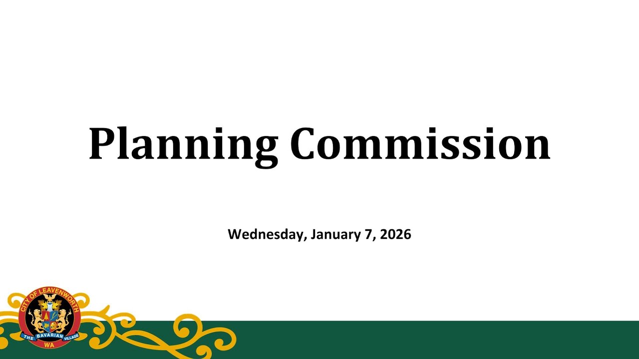 Planning Commission Meeting 01.07.2026