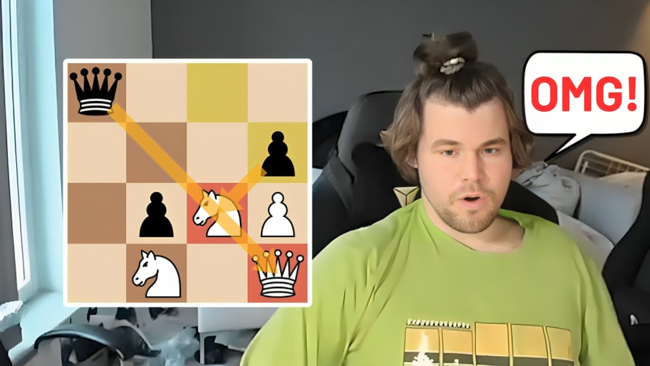 Magnificent Knight Trap Against Magnus Carlsen!