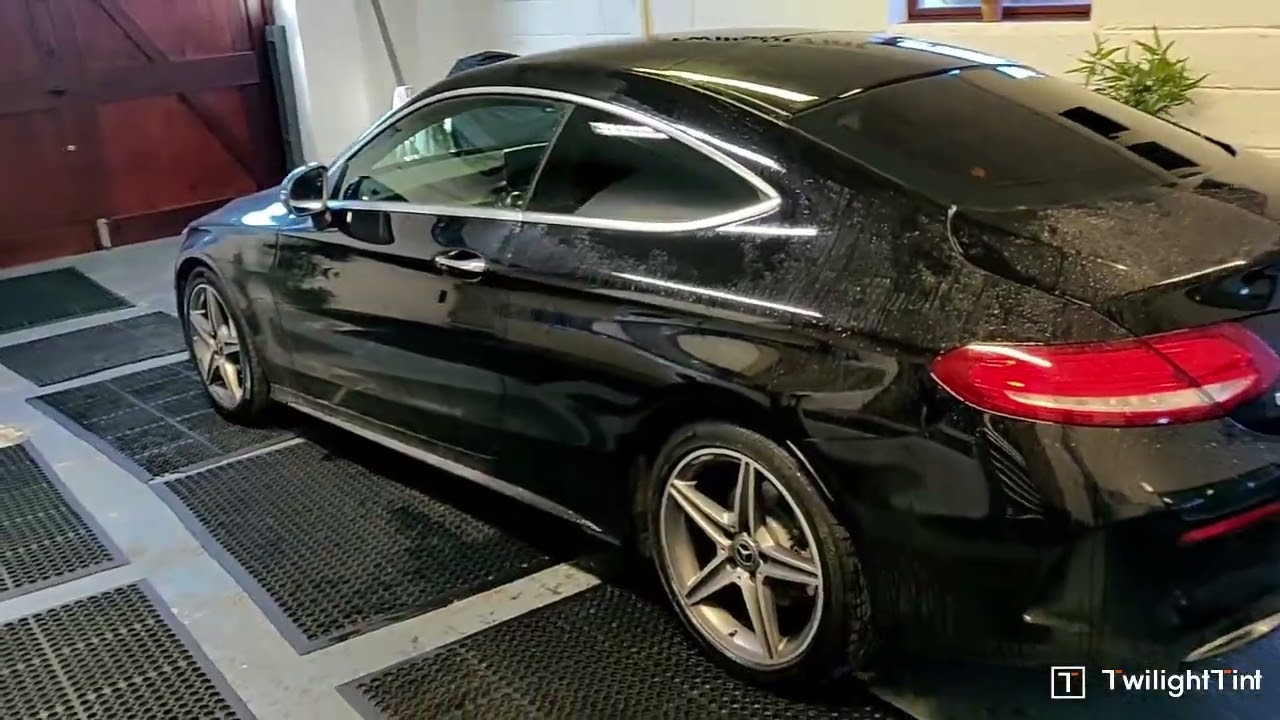 Luxury Car Mercedes C200 Gets Luxury Protection | Premium Window Tinting
