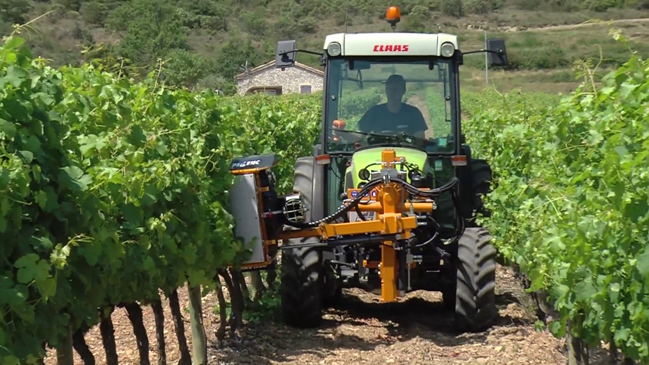 Leaf removal 1/2 Row In-Row Tractor