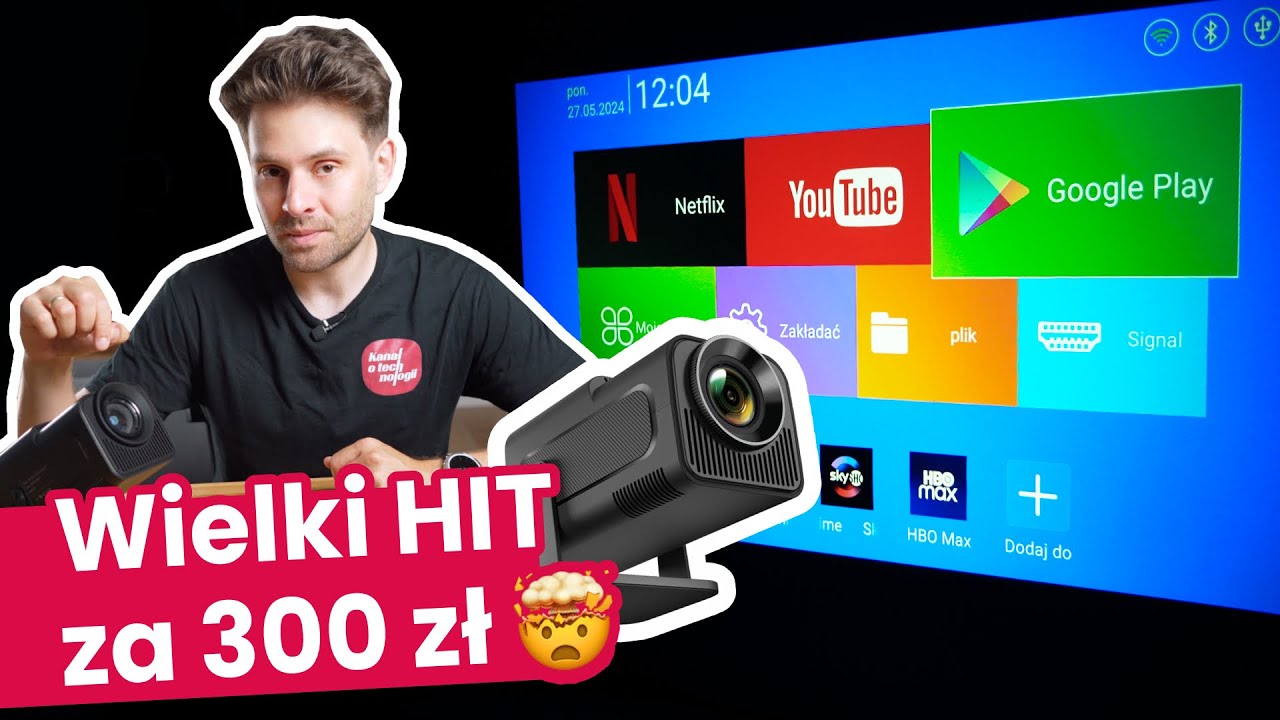 GENIALNY tani projektor - HY320 za 300 zł
