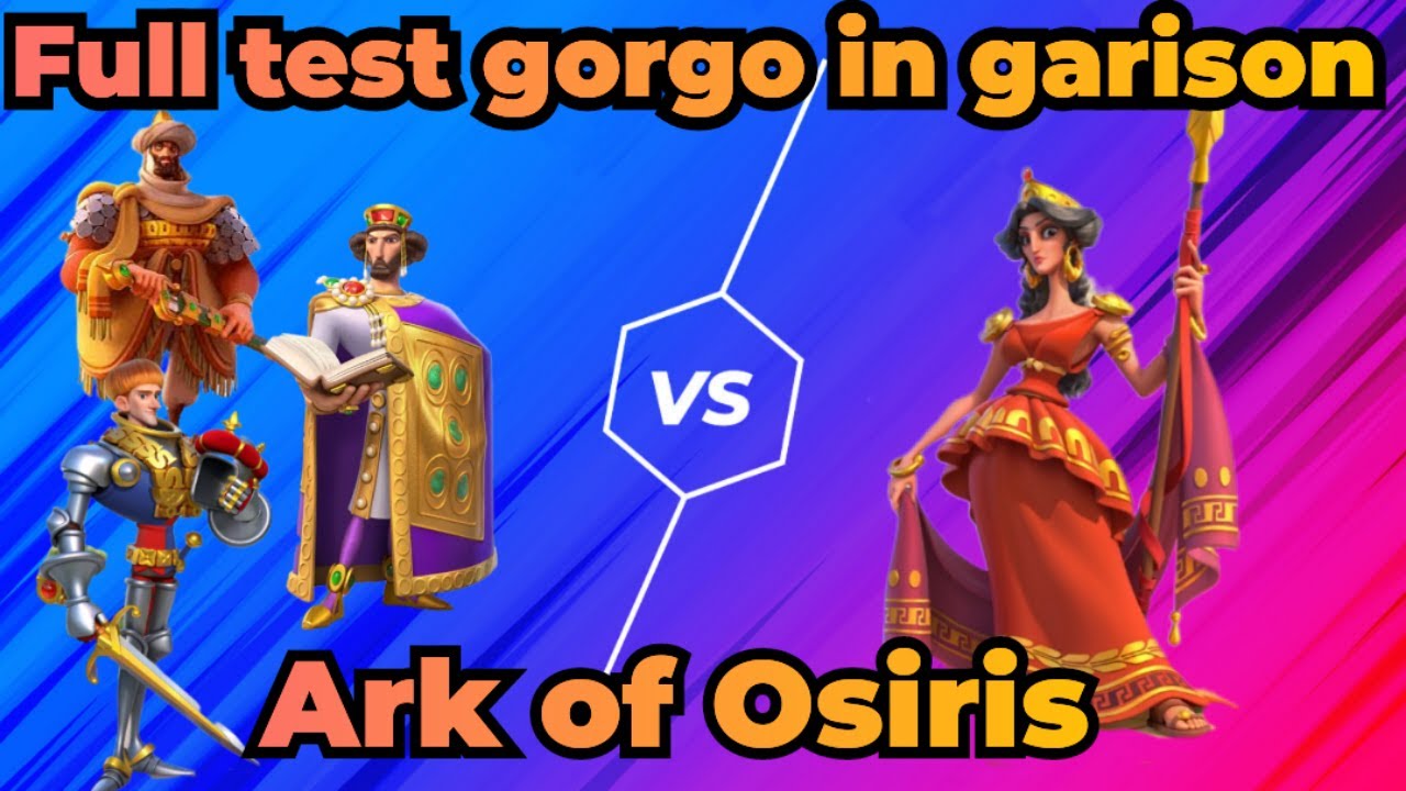 test gorgo in garison/duel gorgo  / #riseofkingdoms / #gorgo