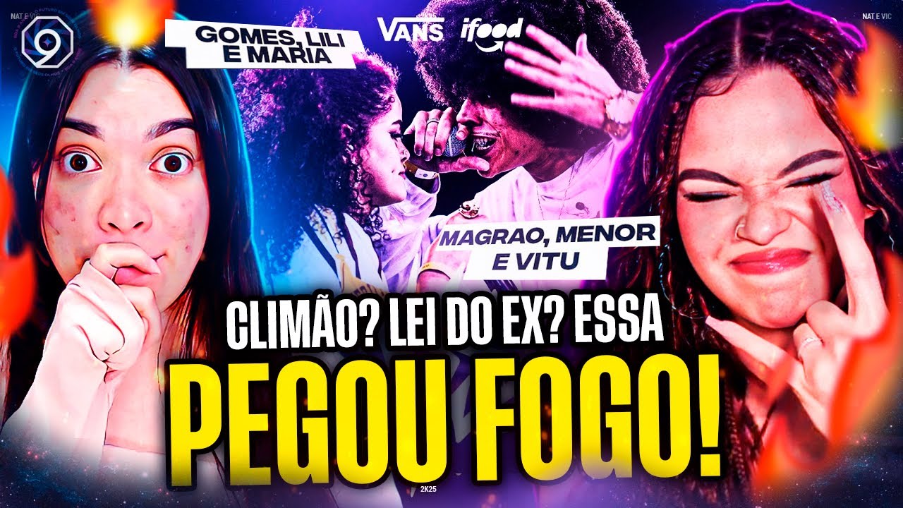 (LEI DO EX?) GOMES, LILI E MARIA X MAGRÃO, MENOR E VITU | PRIMEIRA FASE - BDA 9 ANOS | [REACT]