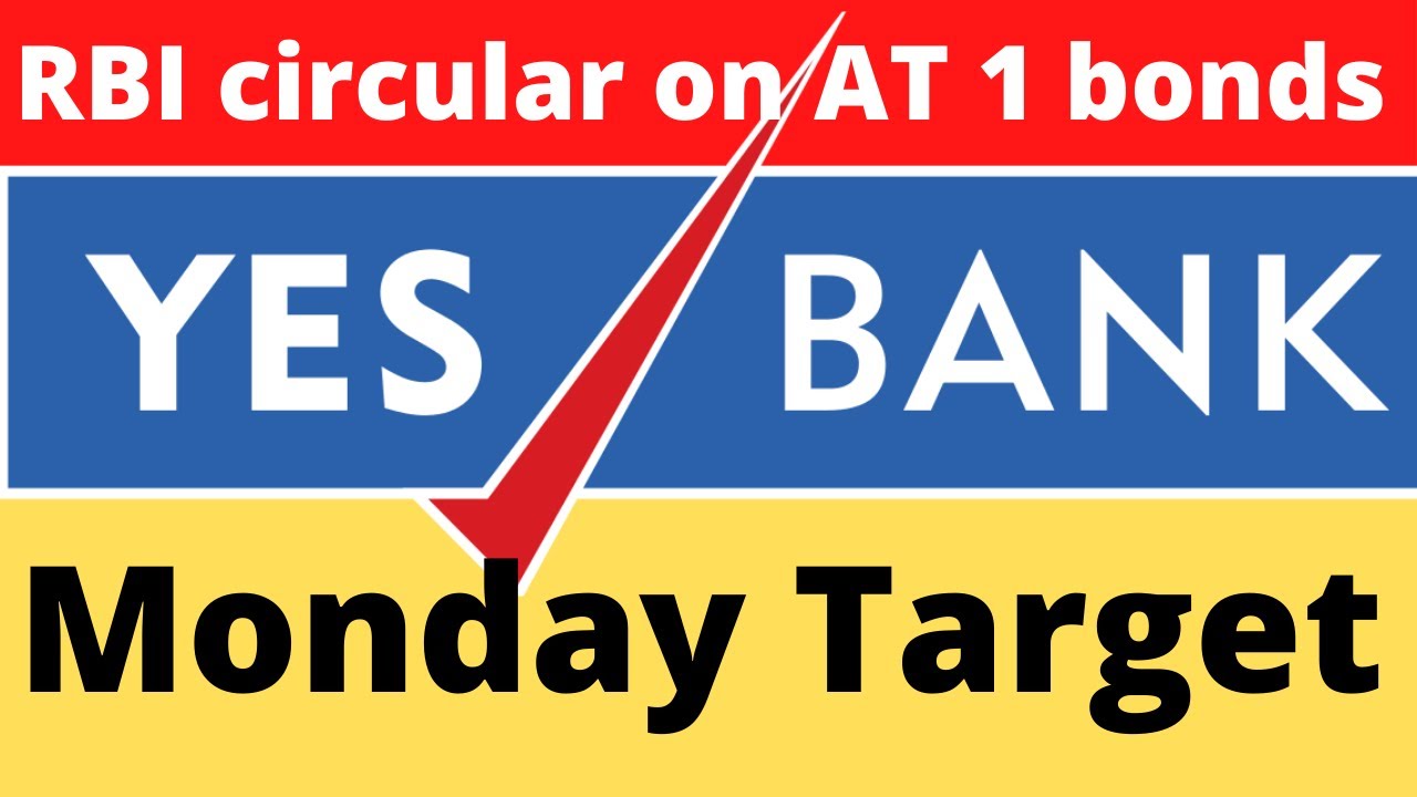 YES BANK Latest News | RBI circular on AT 1 bonds | Monday Target | Stock Market for Beginners