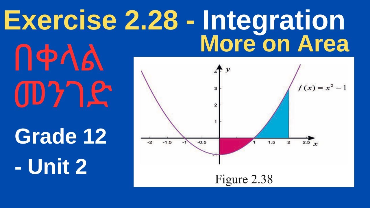 Exercise 2.28 | More on Area | Definite Integrals | Anti-derivative | Calculus | Grade 12 | Unit 2