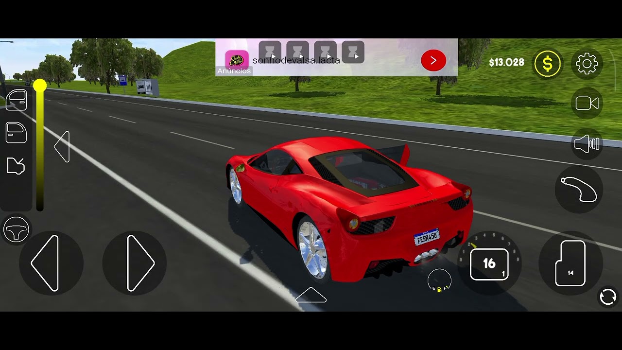 Comprei a nova Ferrari já que eu tô com 200 escrito eu comprei ela eu já tenho todos os carros do jg