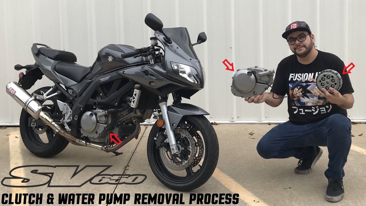 Suzuki SV650 Clutch & Water Pump Removal Process (How To Access & Remove Your SV Clutch Assembly)