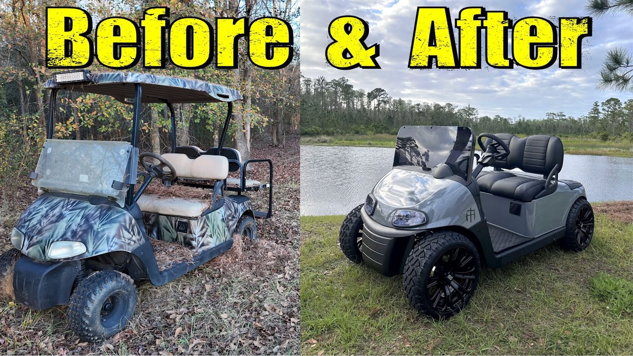 Golf Cart Overhaul: Farm Junk to Lithium Super Cart.  It's FAST!