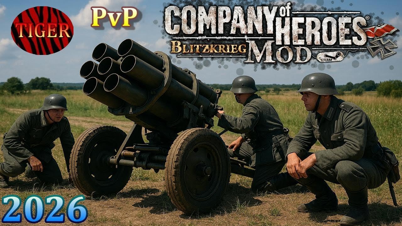 CoH Blitzkrieg Mod PvP _  2026 - 2v2 Gameplay
