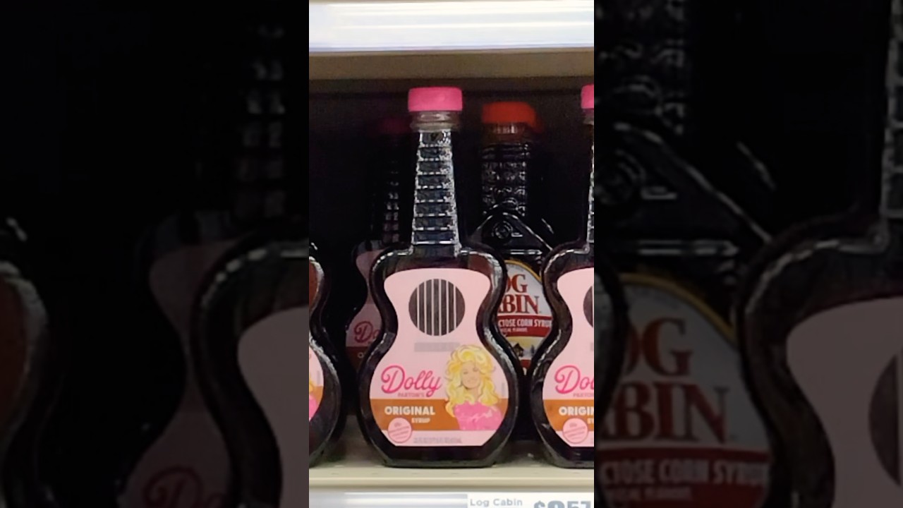 Dolly Parton Pancake Syrup available at HEB