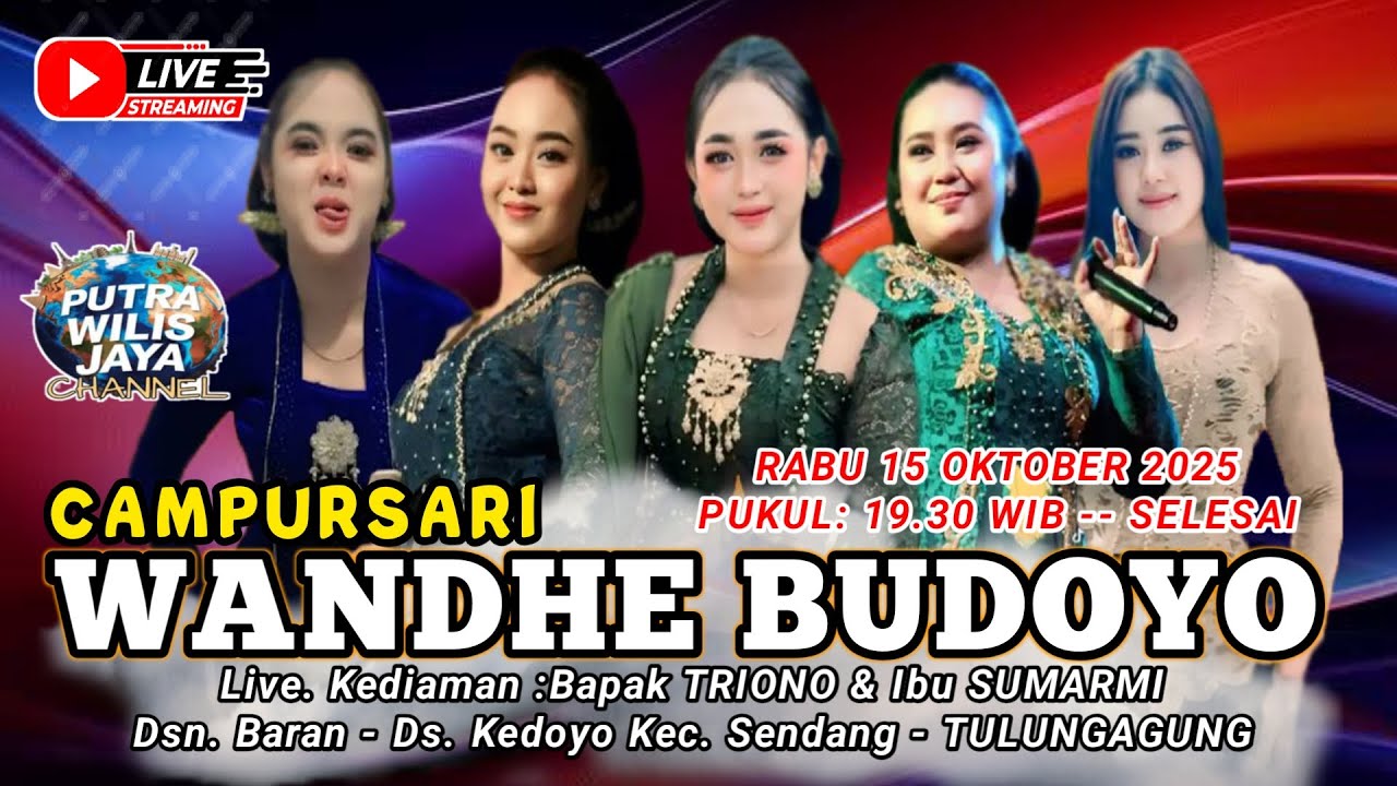 CAMPURSARI WANDHE BUDOYO LIVE | Dsn. Baran Kedoyo Sendang Tulungagung | Rabu 15 Oktober 2025