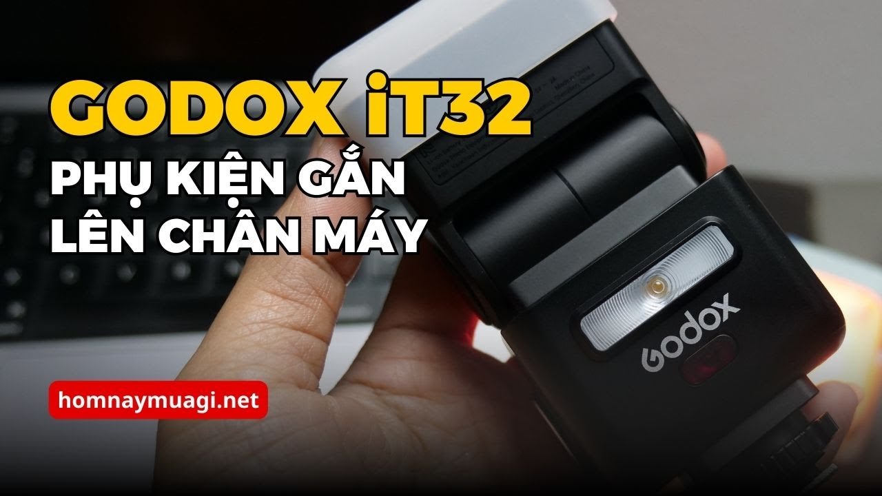 Phụ Kiện Gắn Đèn Godox iT32 Lên Chân Máy Ảnh - Hôm Nay Mua Gì?