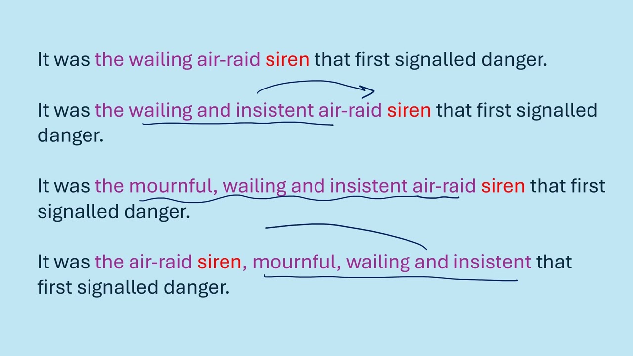 KS2 Expanded Noun Phrases