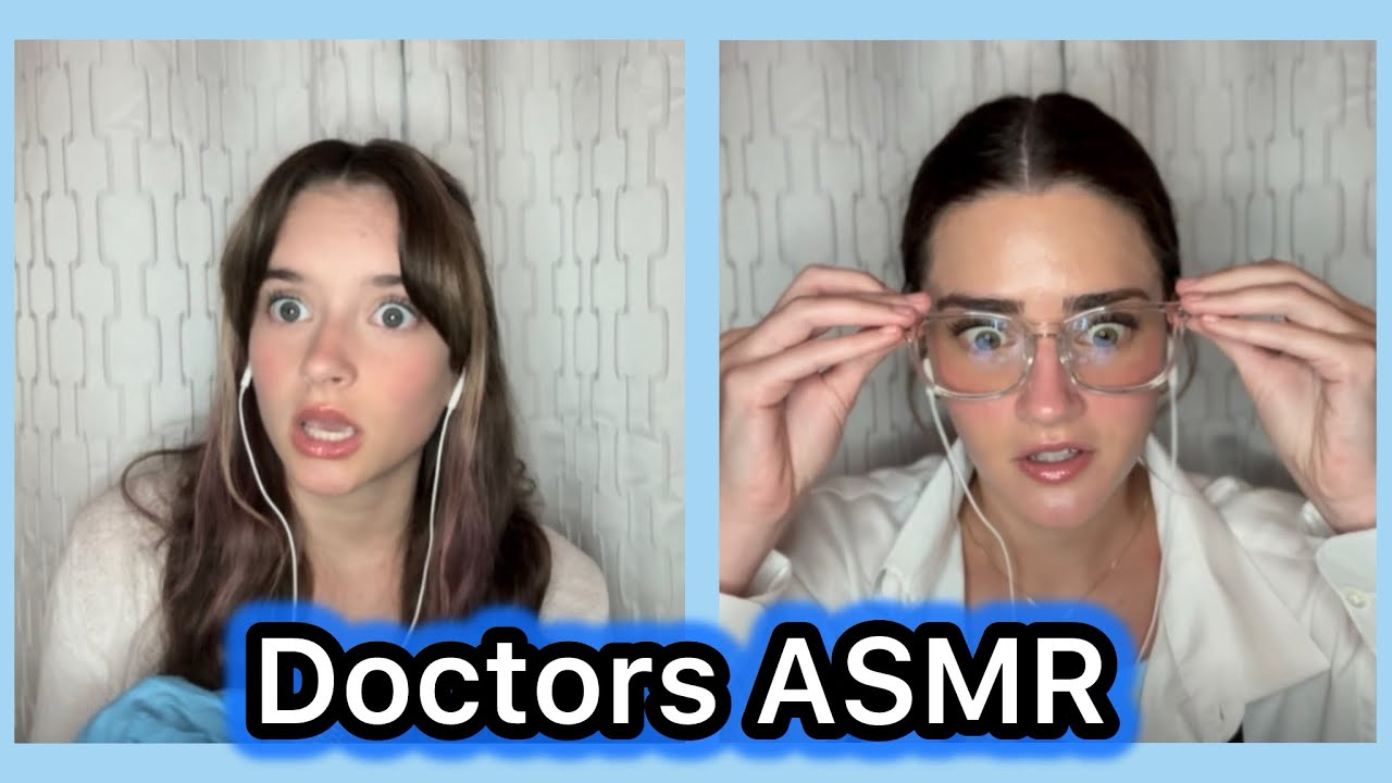 Guaranteed tingles! ￼Doctors ASMR With my sister Hallie! (Aka The Blindsided) #asmr
