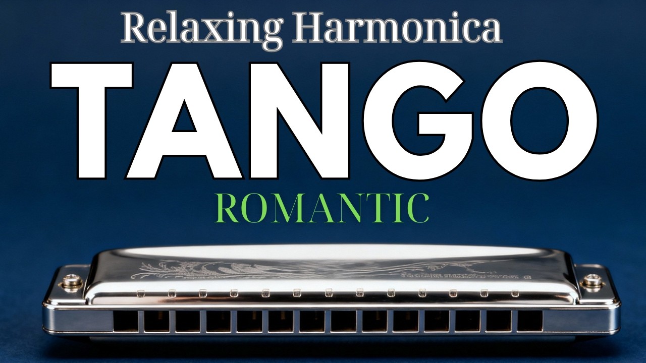 Chill Music Tango Harmonica Solo - Dancing With The Waves | Relaxing Ocean Vibes