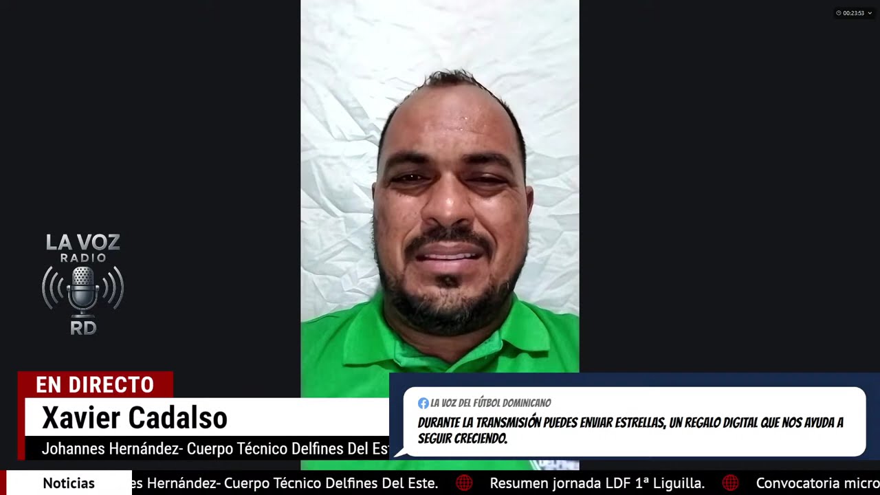 Xavier Cadalso entrevista a Johannes Hernández Cuerpo Tecnico Delfines del Este