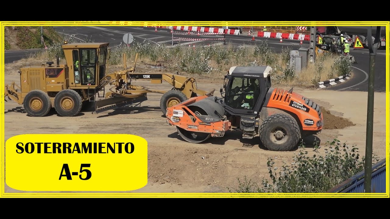OBRAS DE DOS SOTERRAMIENTOS: AUTOVÍA DEL SUROESTE A-5 Y CASTELLANA PARQUE NORTE. AG25