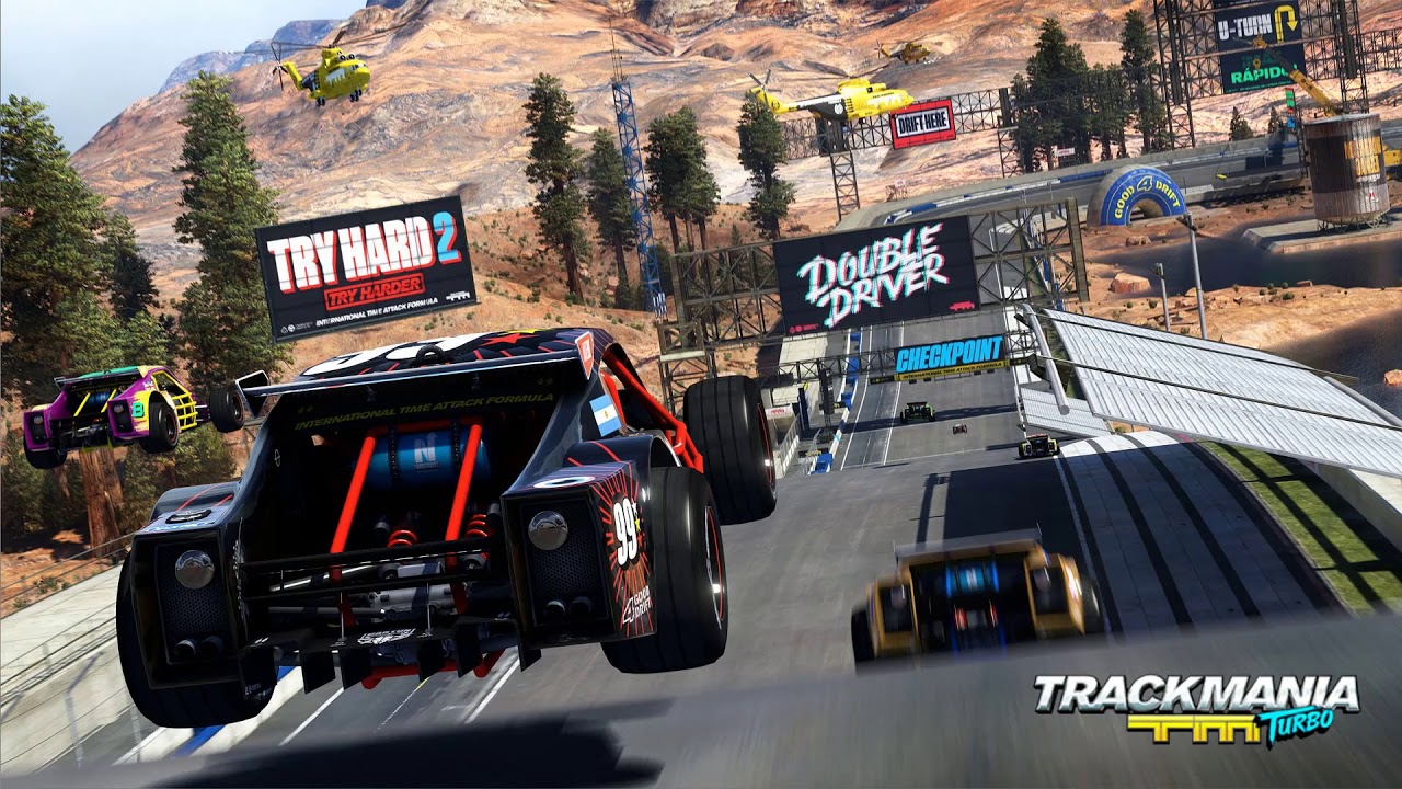 Trackmania Turbo all main theme varations