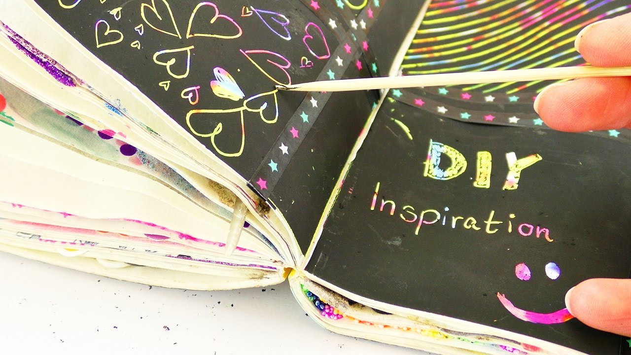 Mach dieses Buch fertig | Coole neue AUFGABE für KATHI | Bunte Seite freikratzen | DIY Inspiration