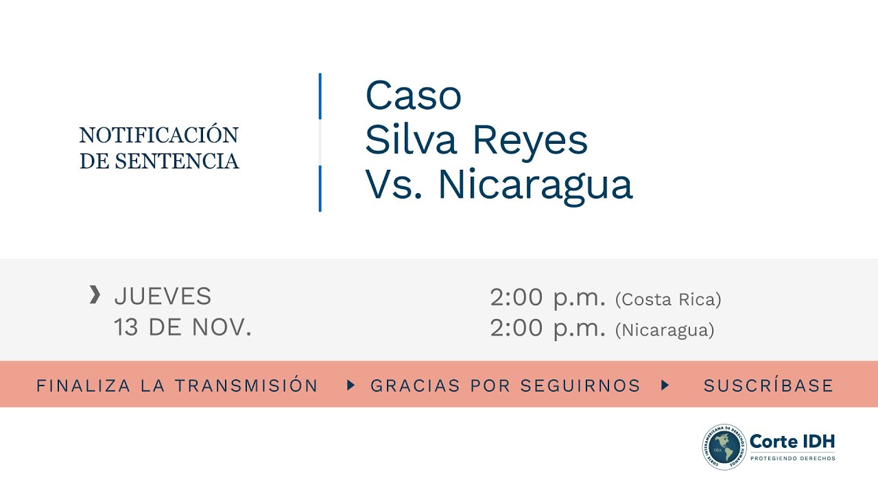 Acto de notificación de sentencia del Caso Lynn Vs. Argentina
