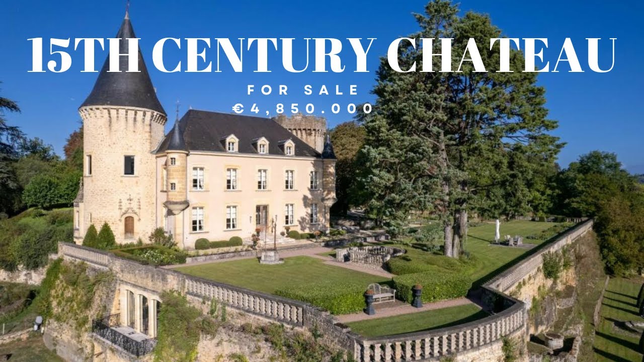 15th Century Chateau for Sale in France