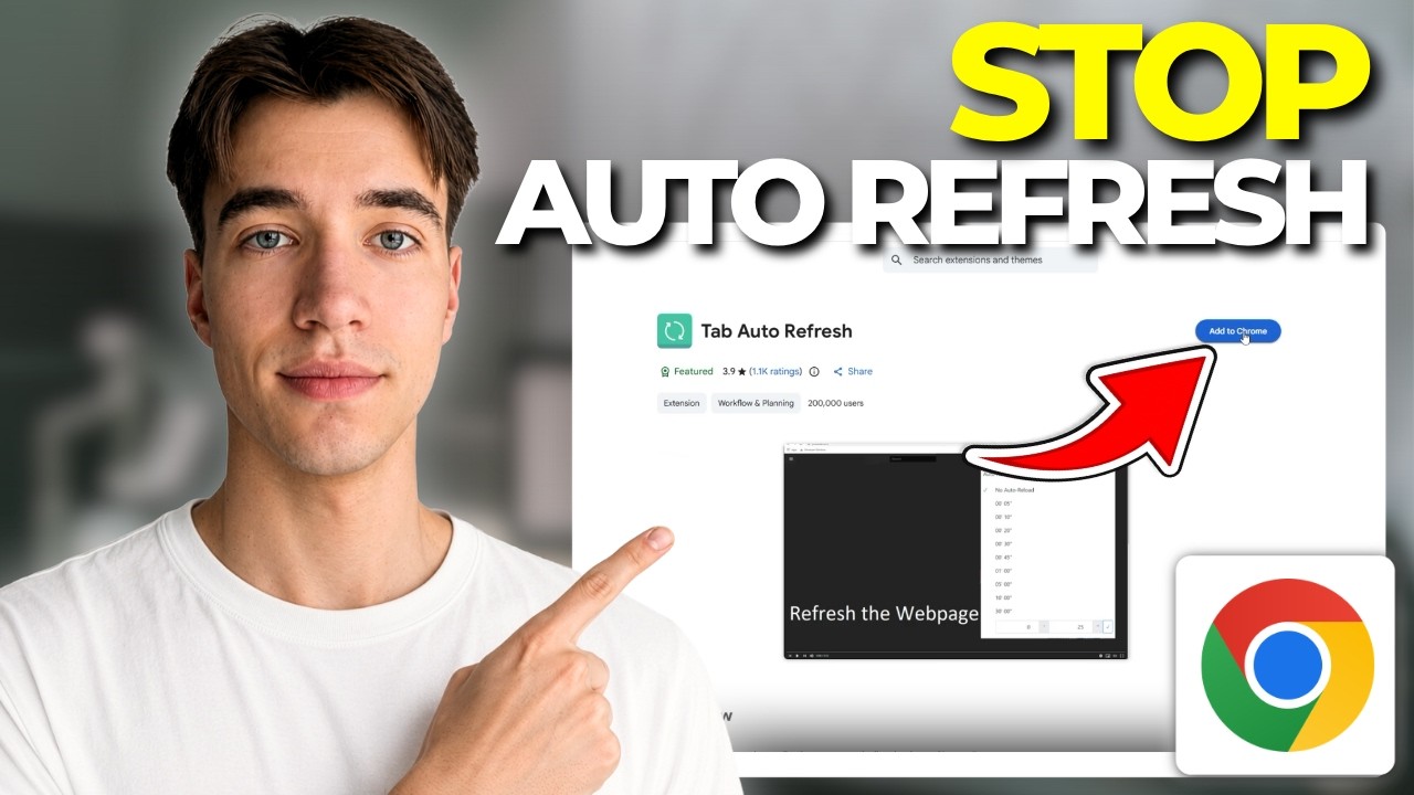 How To Stop Web Page From Auto Refreshing In Chrome | Tutorial 2026