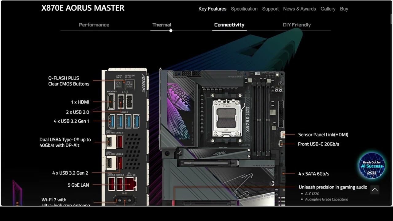 Taking a look at Gigabyte's X870E/X870/B850/B840 motherboard line up