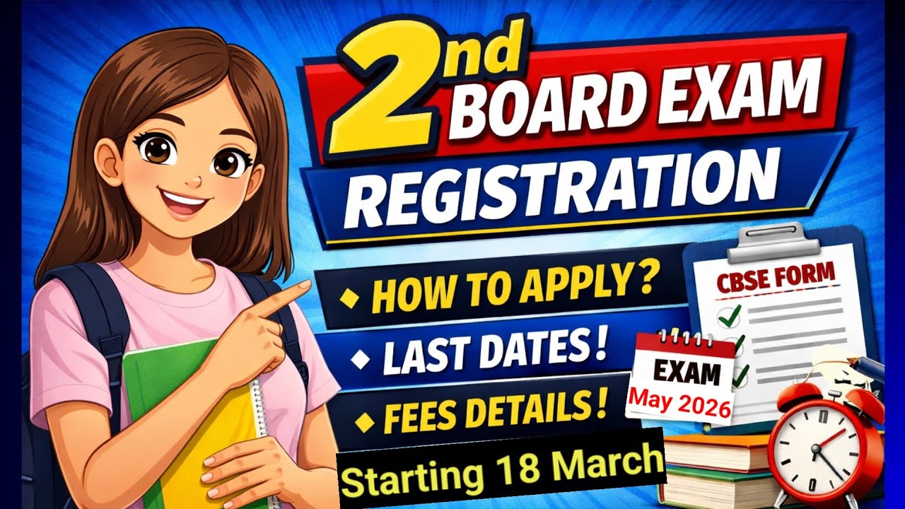 Class 10 Second Board Exam Registration 2026 #class10boardexam #2ndboardexam #cbse2026  #cbsenews