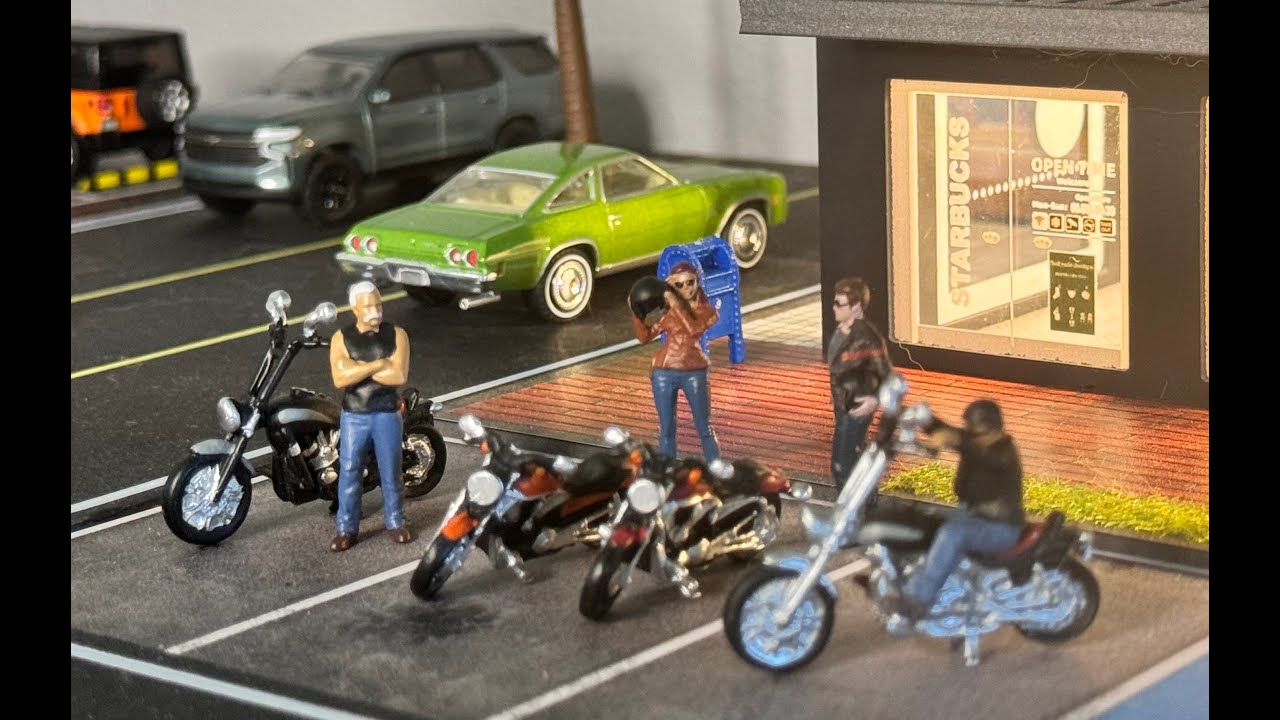 1/64 Diecast Motorcycles & Figures by American Diorama/Mijo Exclusive