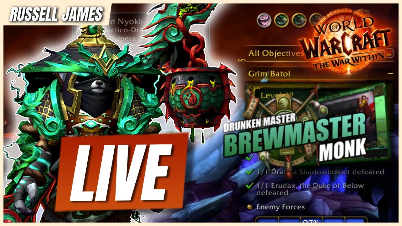 World of Warcraft The War Within Brewmaster Monk Stuff