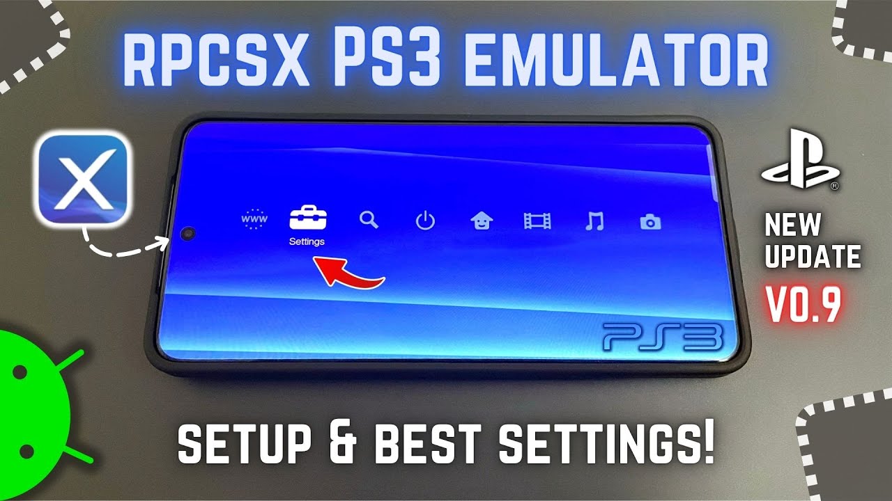 PS3 Emulator [RPCSX] on Android New UPDATE Fix - Setup & Best Settings!