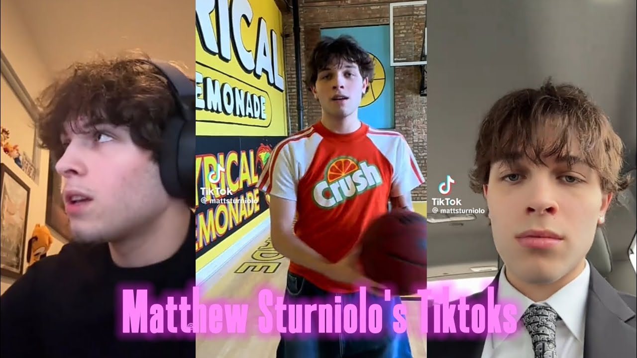 Matthew Sturniolo's Tiktoks