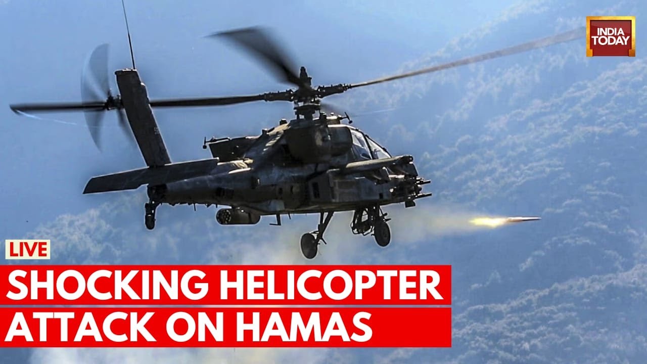 Israel Hamas War LIVE: Israeli Helicopters Strikes Hamas Hideouts In Gaza | IDF | Israel Palestine
